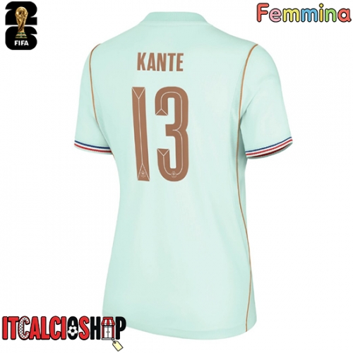 Francia Kante #13 Seconda Maglia Femmina Mondiali 2026 Manica Corta